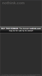 Mobile Screenshot of nothink.com
